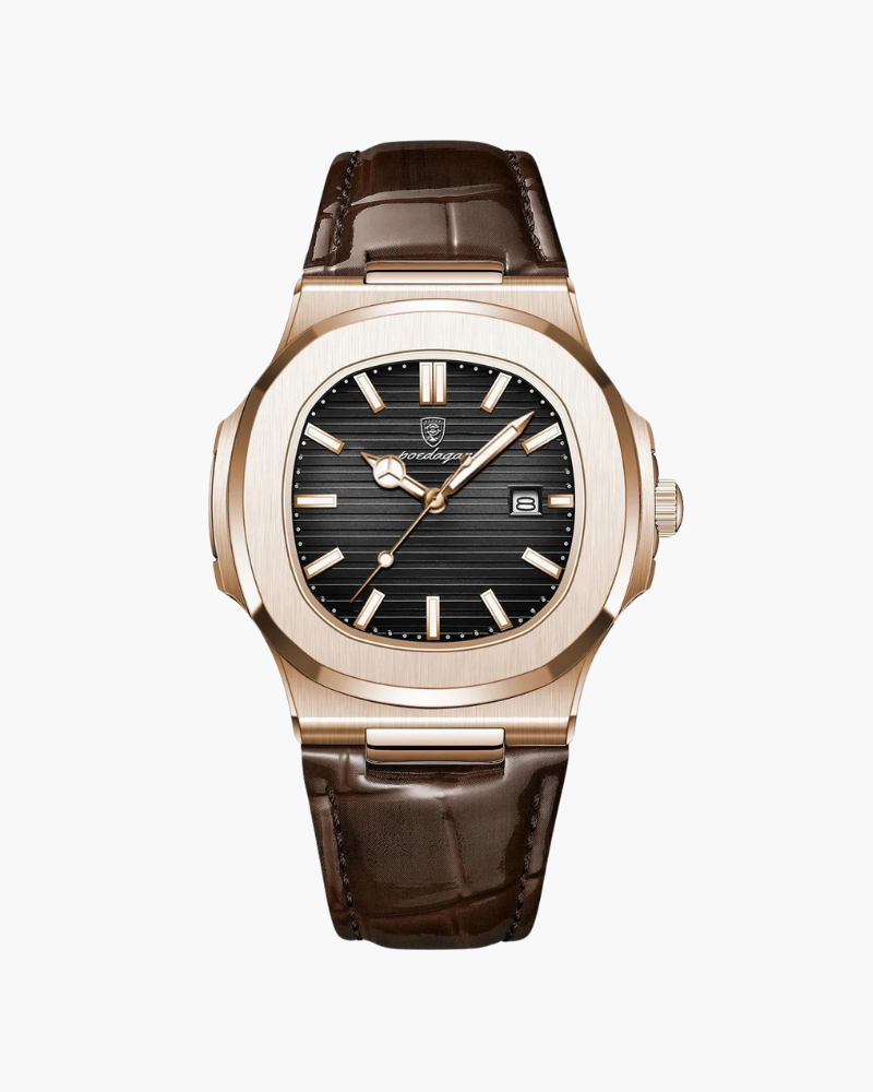 Chronograph Leather Watch