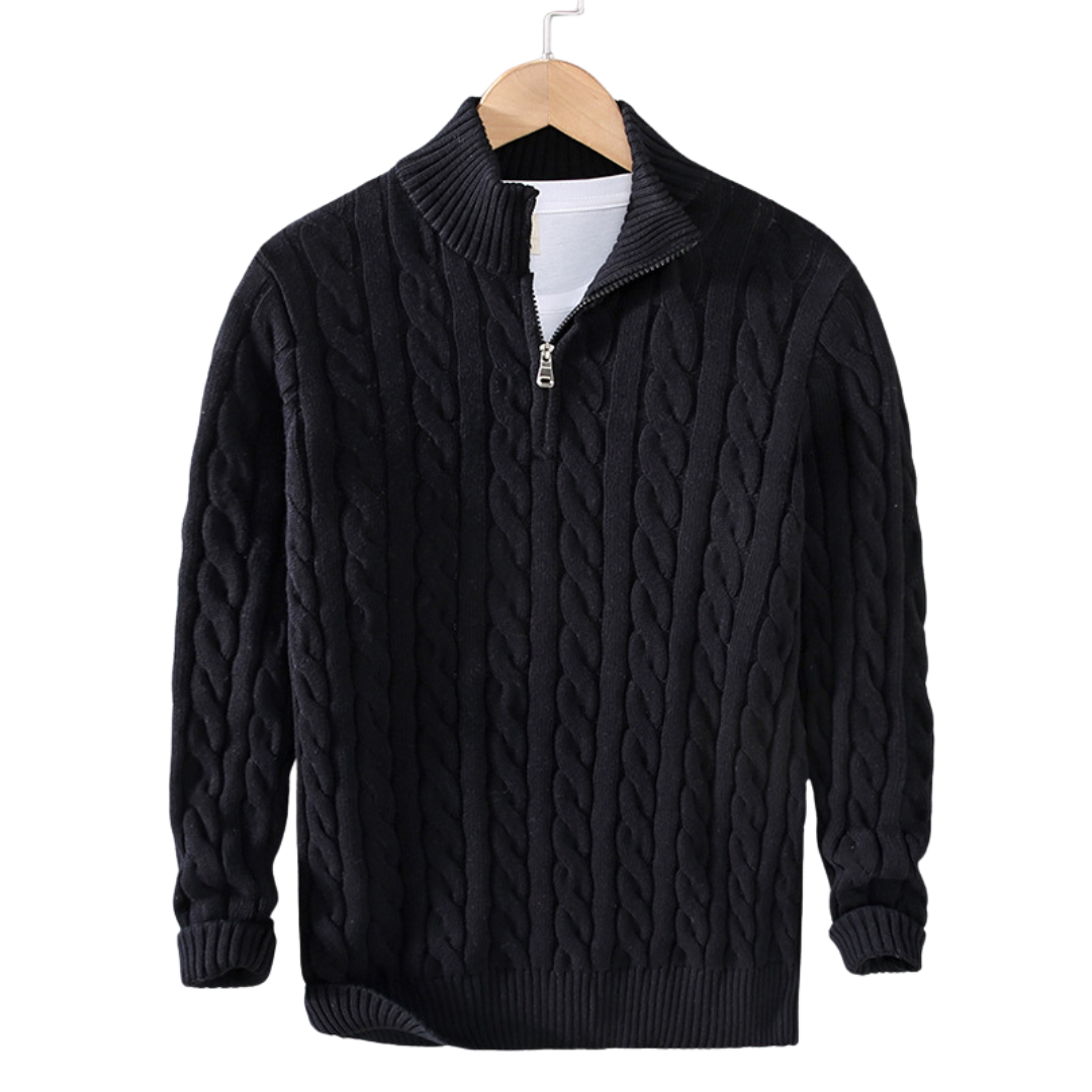 Half Zip Knit Pullover