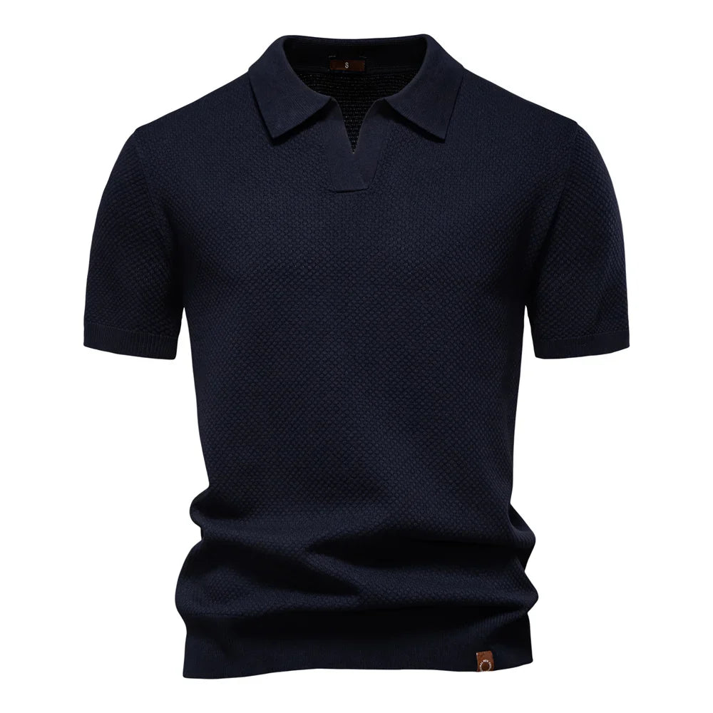 Jacquard Knit Polo