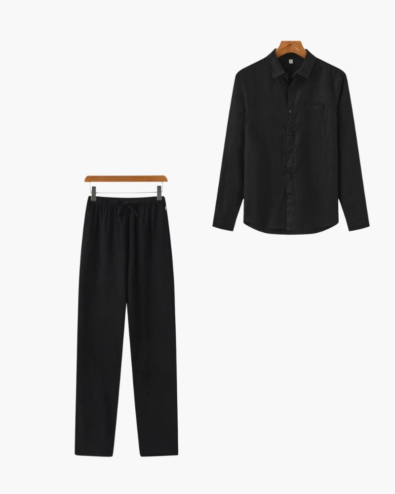 Monochrome Linen Co-ord Set