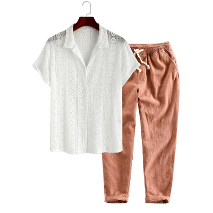Short Sleeve Piqué Polo Set
