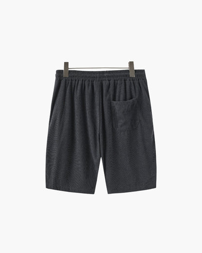 Corduroy Shirt and Shorts Set