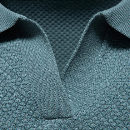 Jacquard Knit Polo