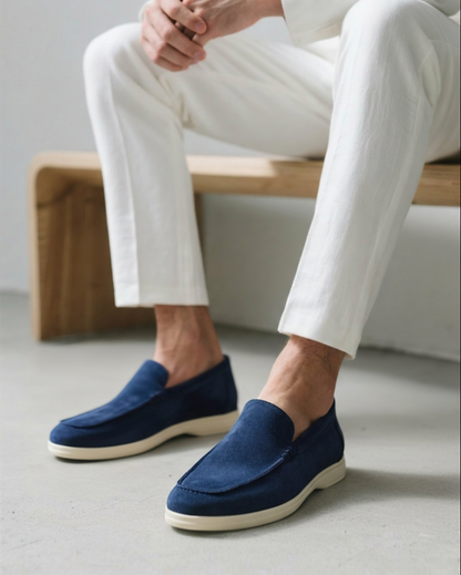 Suede Slip-On Loafers