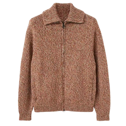Zip Up Wool Blend Bomber